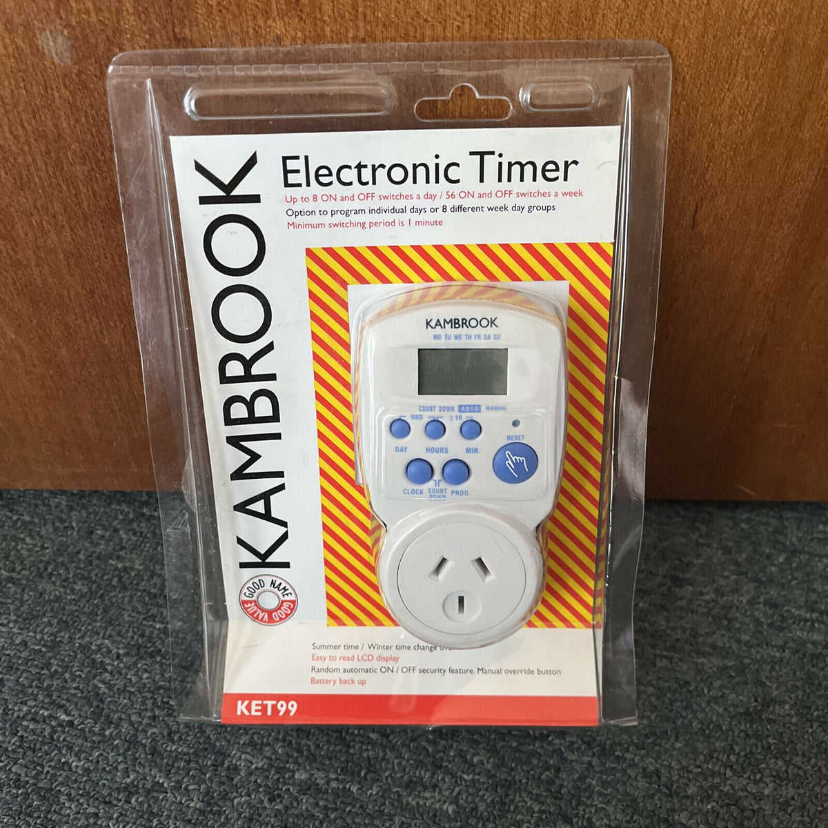 Ka9 Timer *New Sealed* Kambrook Electronic Timer KET99 – Retro Unit