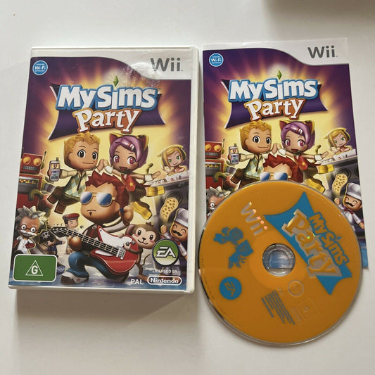 MySims Party - Nintendo Wii Game PAL With Manual