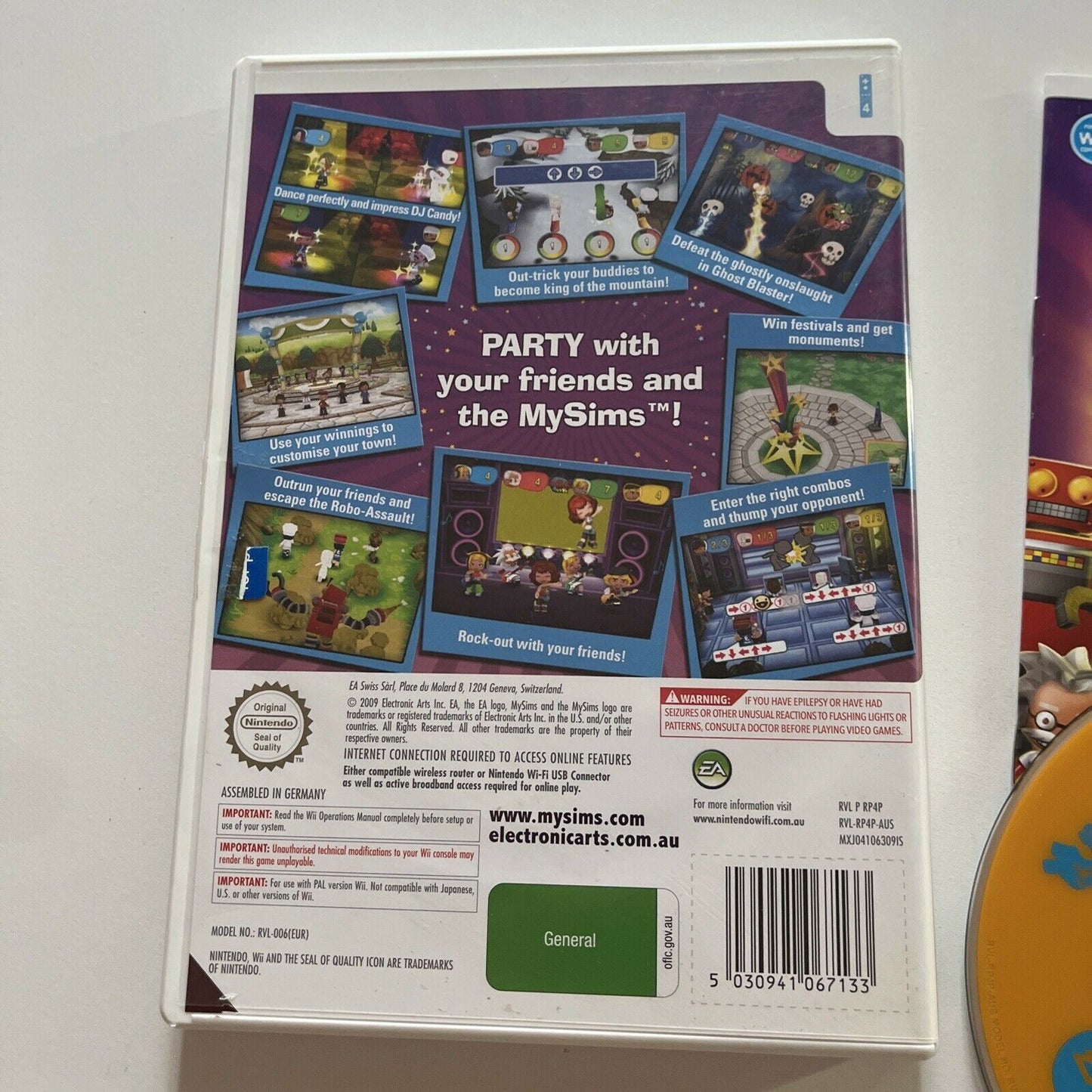 MySims Party - Nintendo Wii Game PAL With Manual