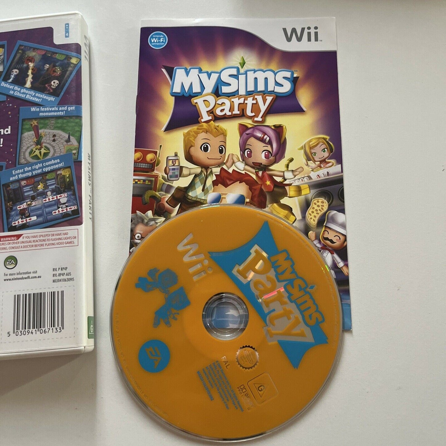 MySims Party - Nintendo Wii Game PAL With Manual