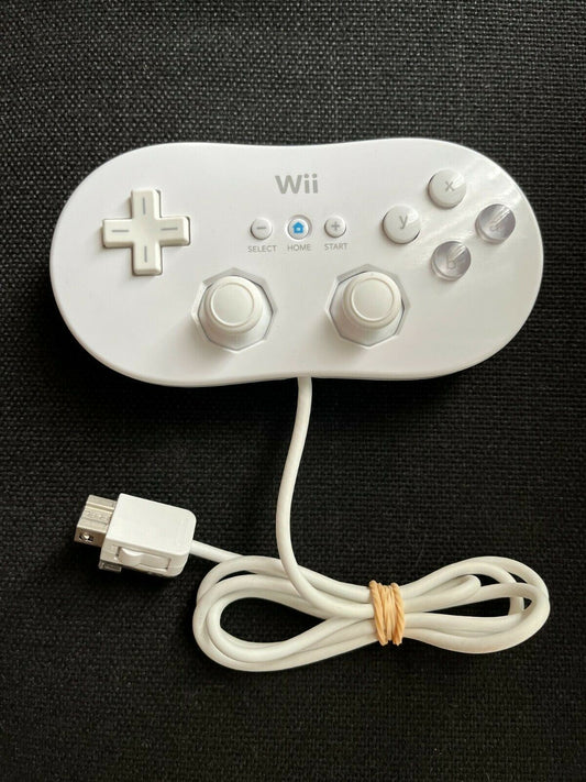 Genuine Official Nintendo Wii Classic Controller White RVL-005