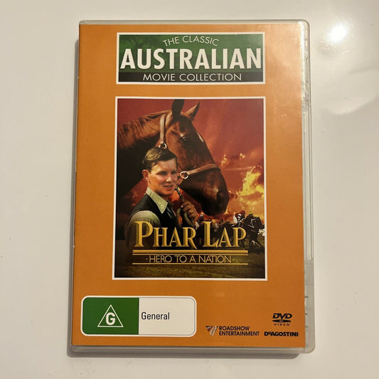 Phar Lap - Hero To A Nation (DVD, 1983) Tom Burlinson, Martin Vaughan, Region 4