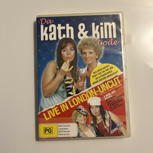 Da Kath & Kim Code / Live In London-Uncut (DVD, 2008, 2-Disc) Region 4