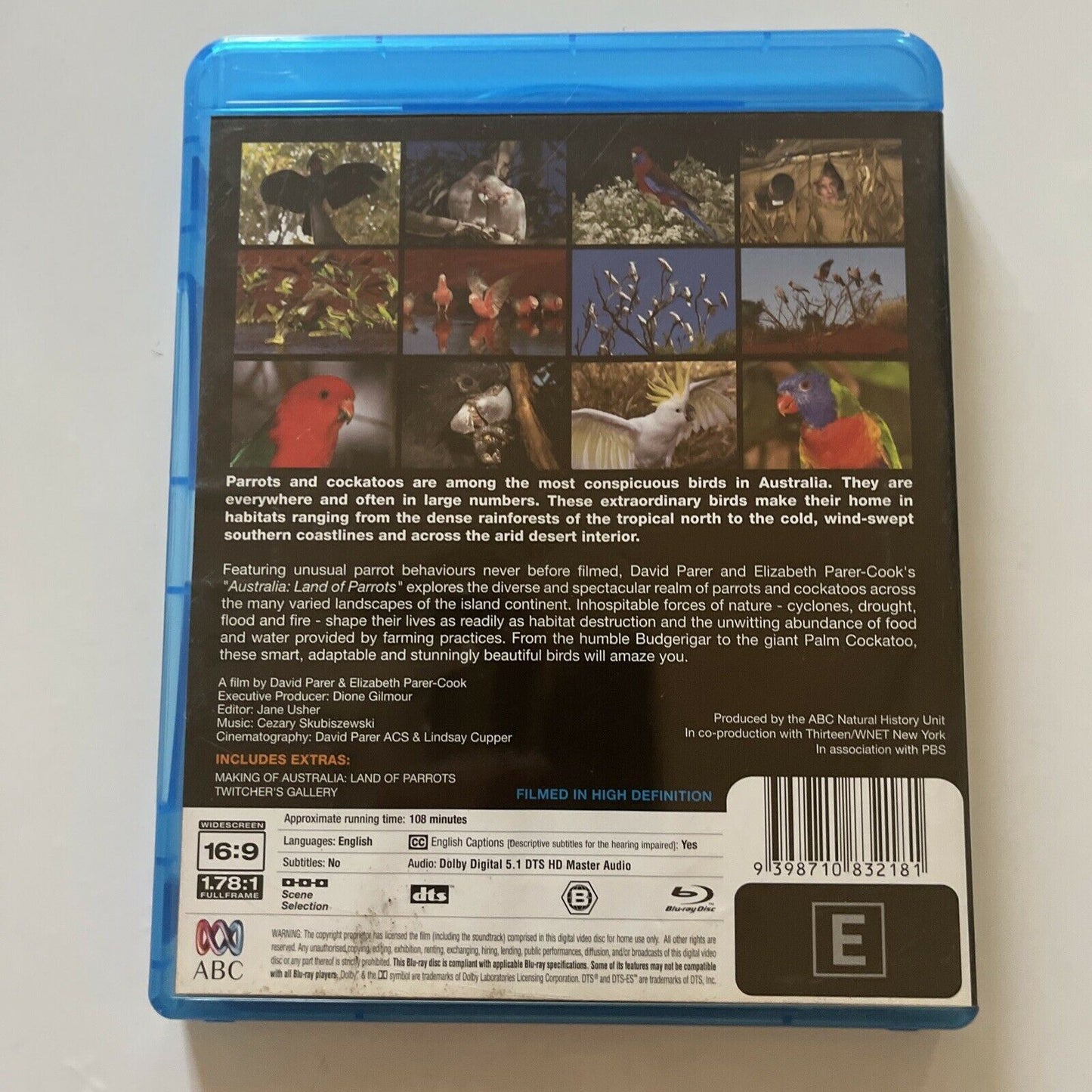 Australia: Land Of Parrots (Blu-ray, 2008) Region B