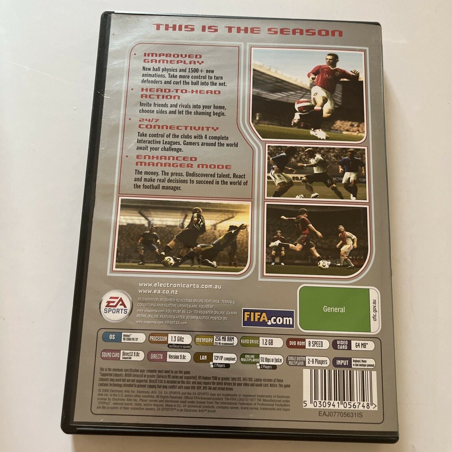 FIFA 07 - PC DVD-ROM Game EA Sports With Manual