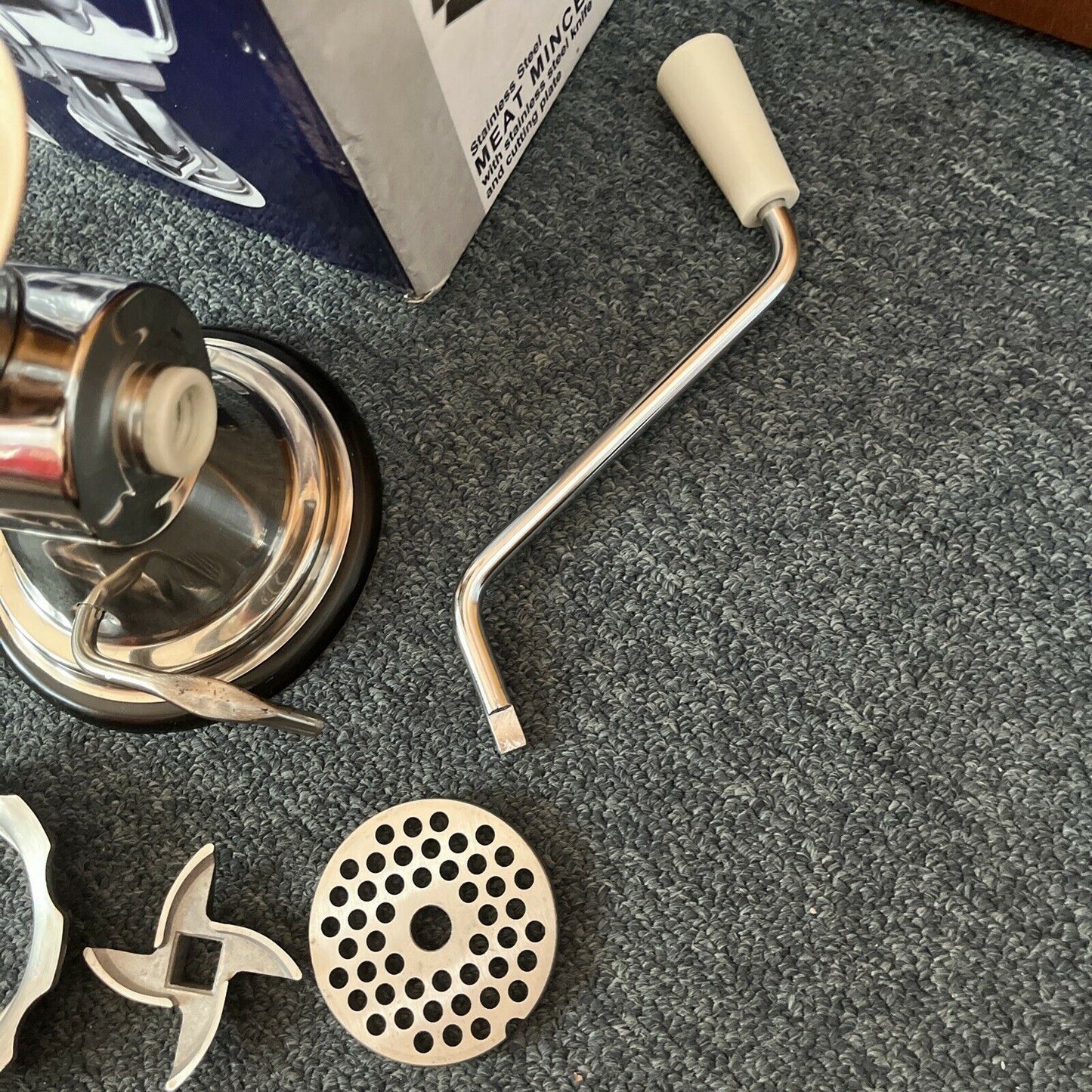 D.Line Meat Mincer No. 8 Stainless Steel Manual