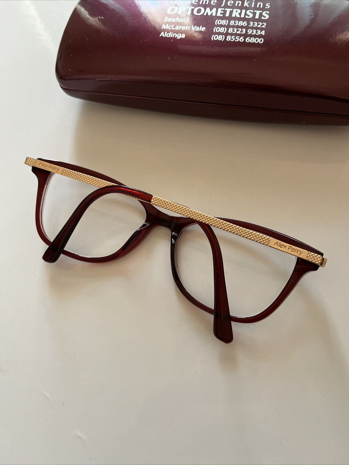 Alex Perry Eyeglasses 54 17-140 AP 77 30800465 Brown