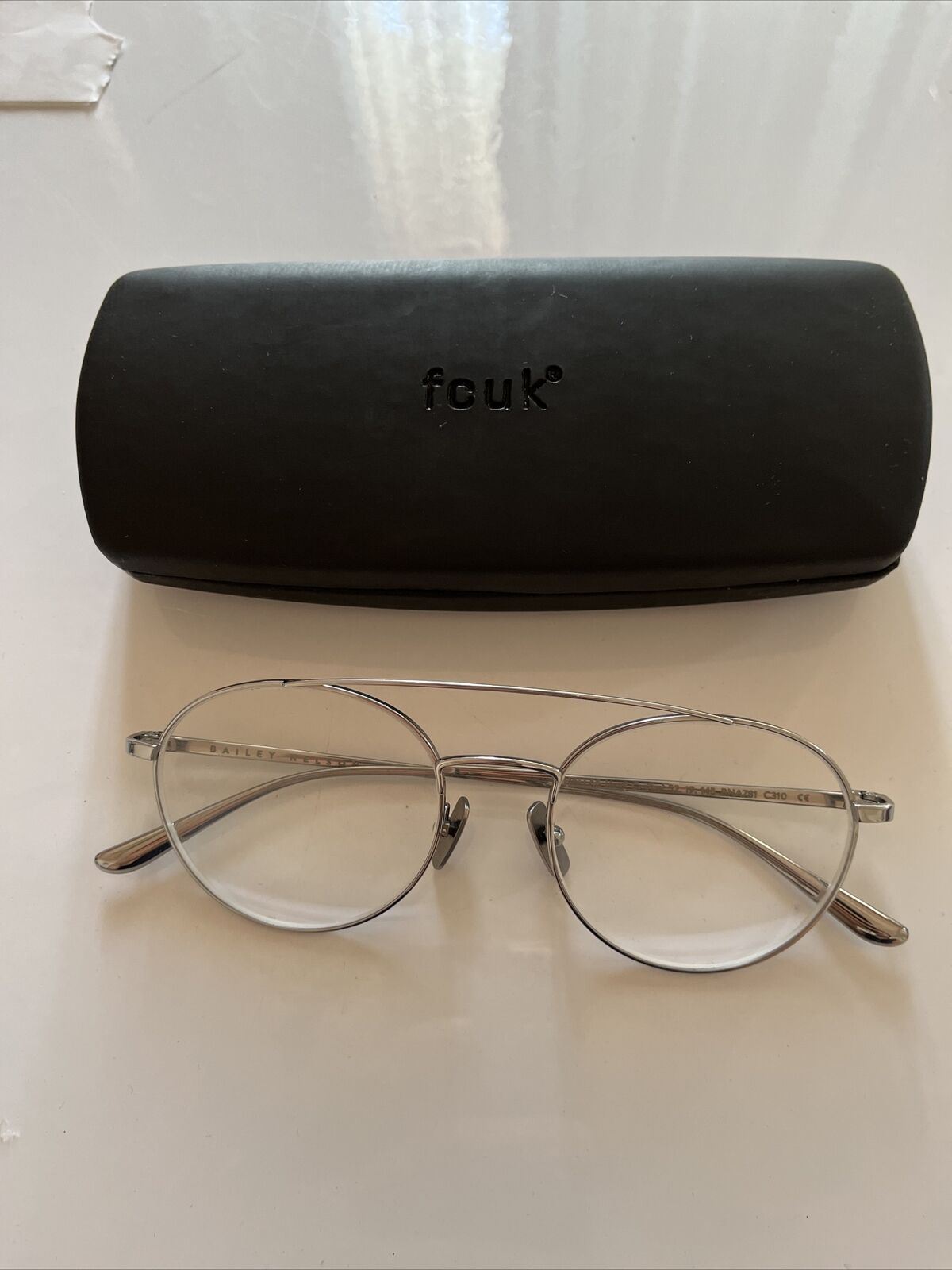 Bailey Nelson Dallas Hand Crafted 52.19.145 BNA781 Eyeglasses With Fcuk Case