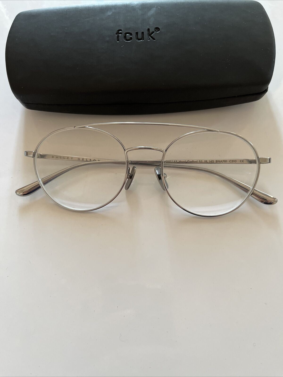 Bailey Nelson Dallas Hand Crafted 52.19.145 BNA781 Eyeglasses With Fcuk Case