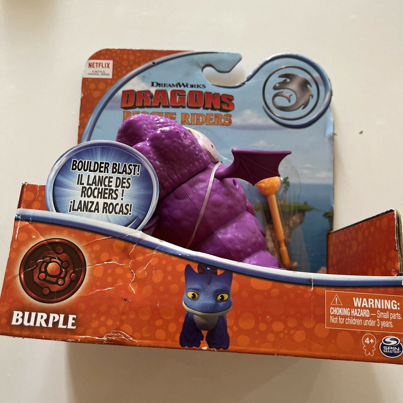 Burple Dreamworks Dragons Rescue Riders Figure – Retro Unit