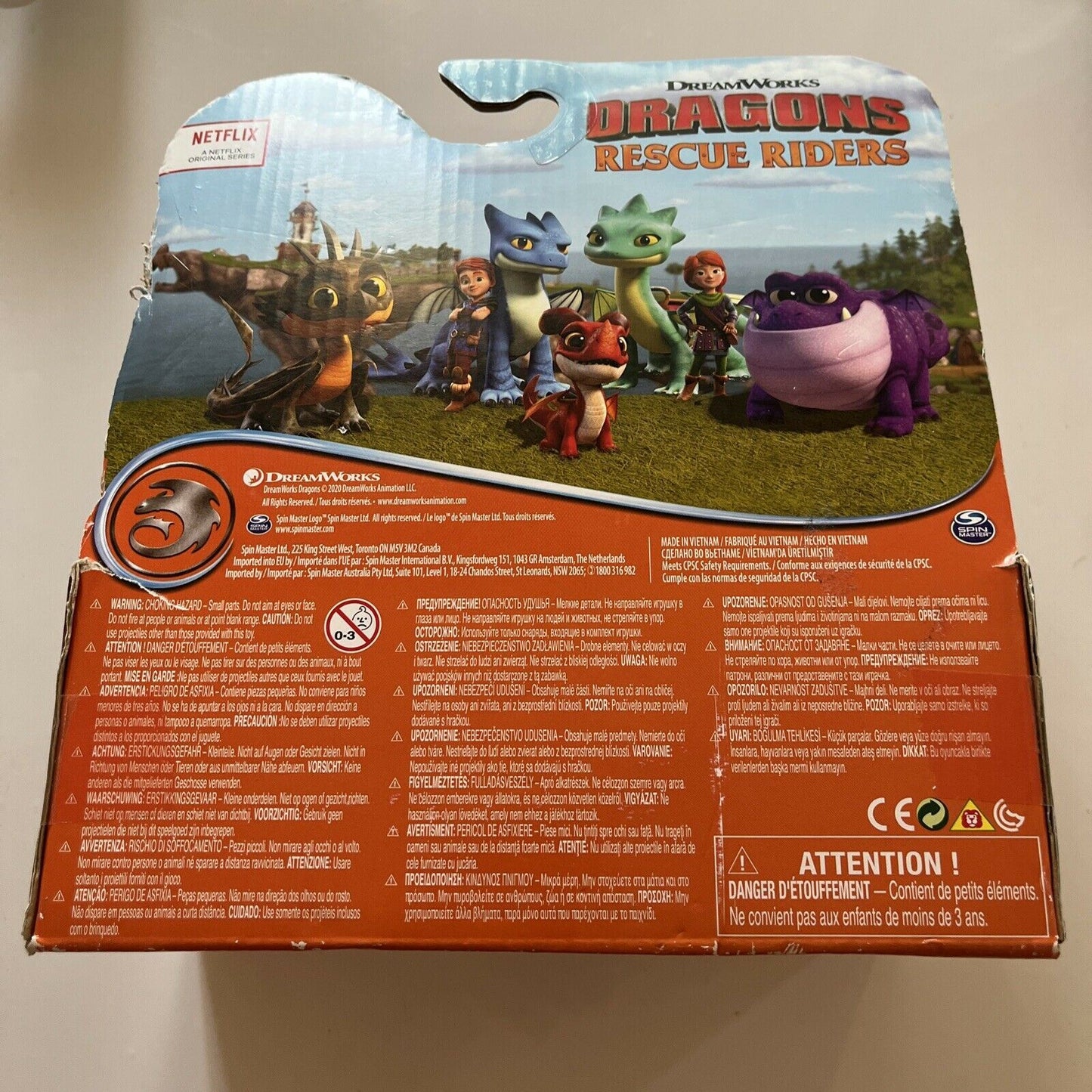 Burple Dreamworks Dragons Rescue Riders Figure