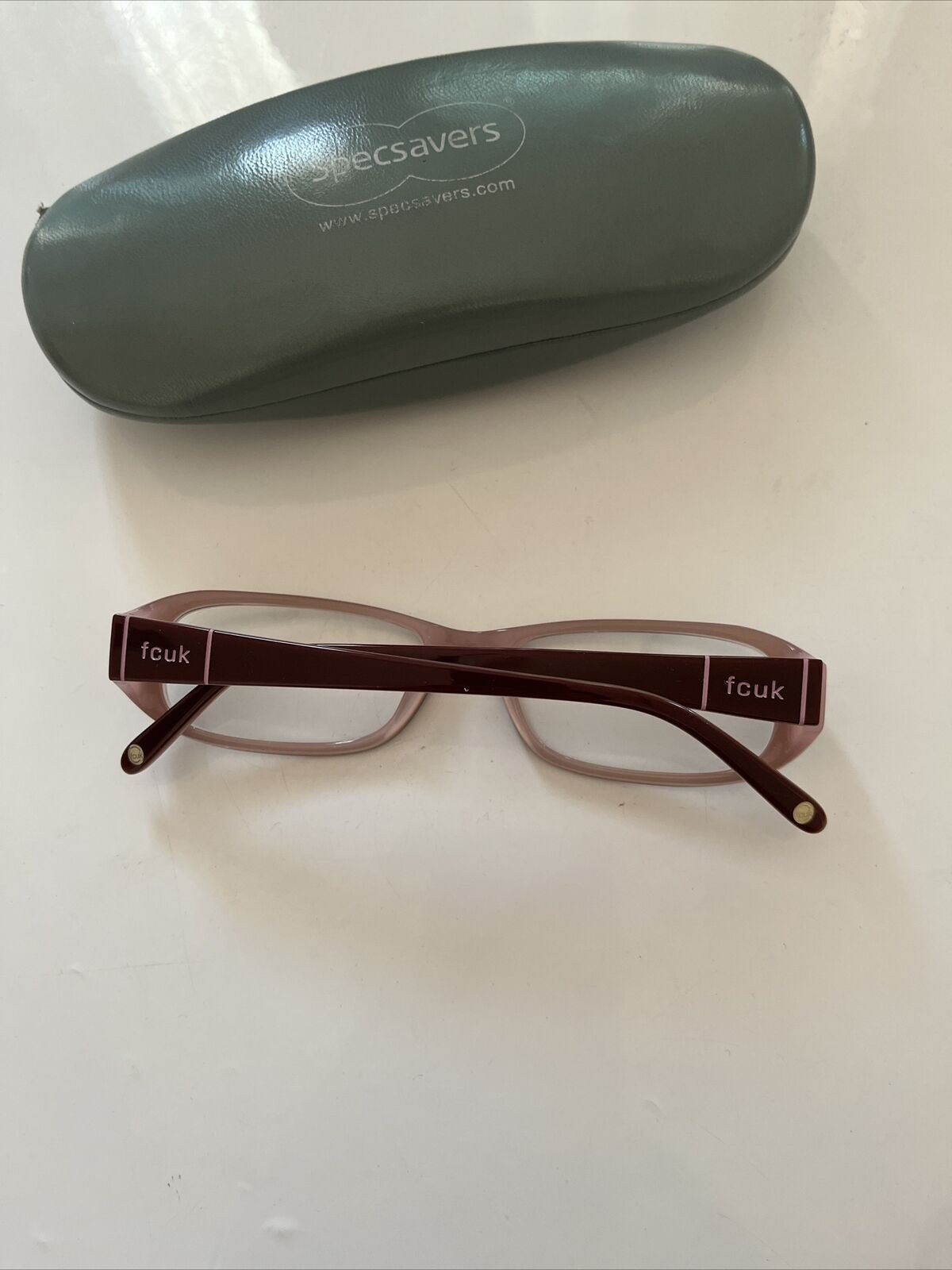 Fcuk 94 Eyeglasses 52 16-135 25384321 Burgundy With Case
