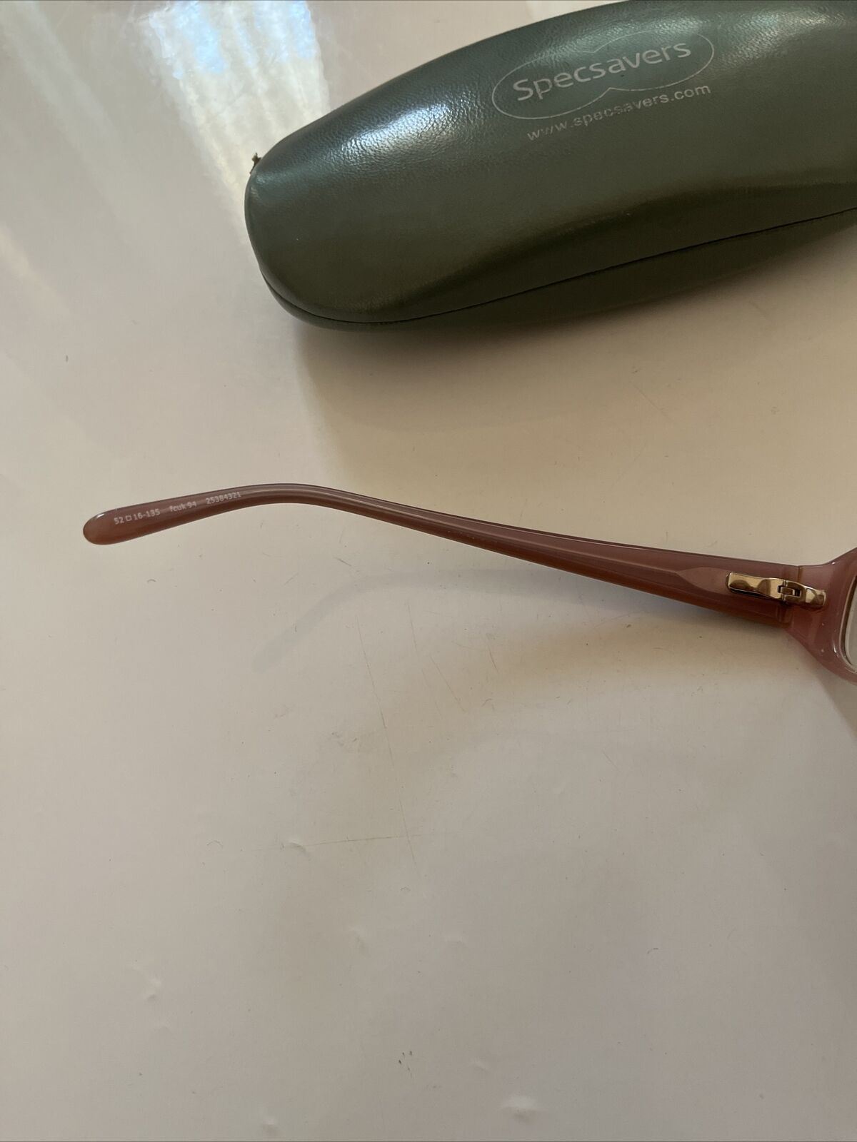 Fcuk 94 Eyeglasses 52 16-135 25384321 Burgundy With Case