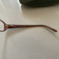 Fcuk 94 Eyeglasses 52 16-135 25384321 Burgundy With Case