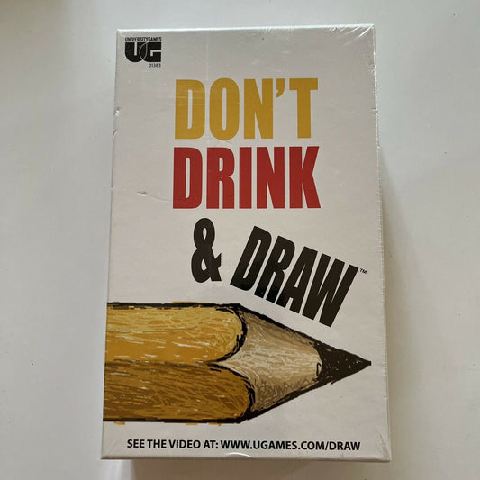 *New Sealed* Don't Drink & Draw - University Games