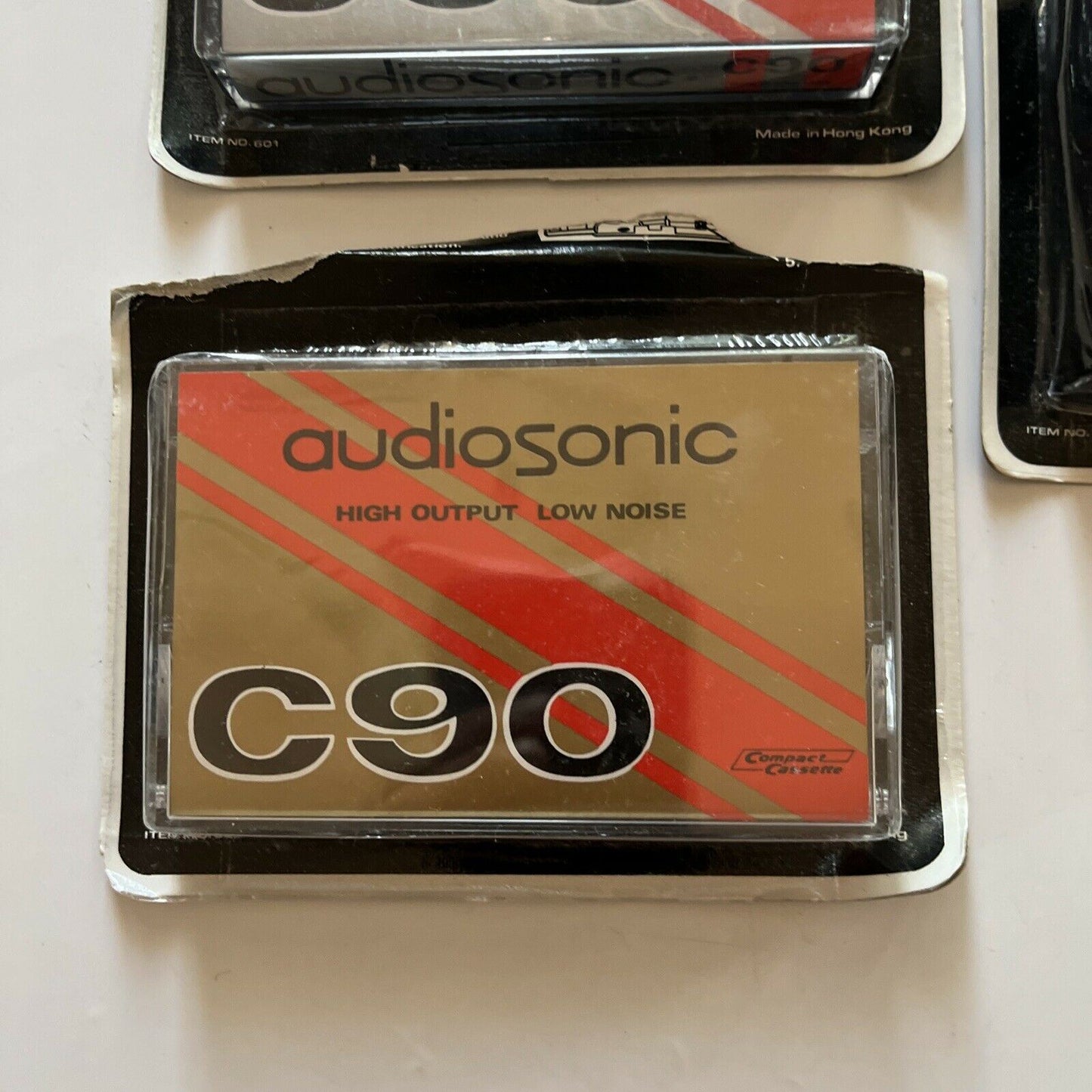 3x Audiosonic Blank Audio Cassette Tape C90 90 minutes