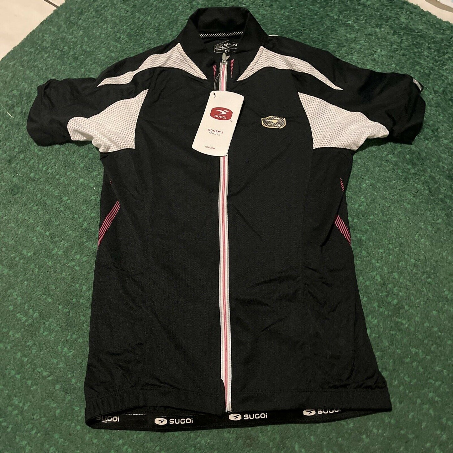 Sugoi Women's Cycling Jersey Black Medium Size