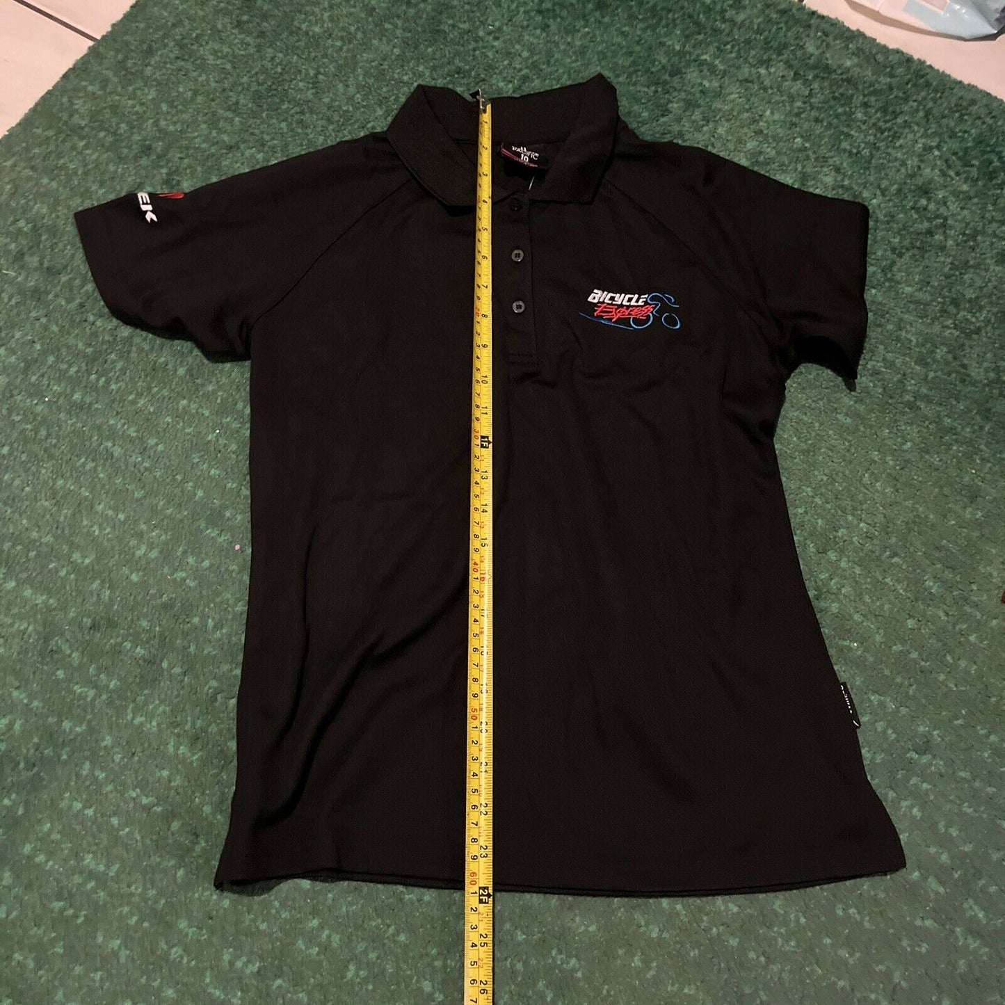 Bicycle Express Black T-Shirt Size 10