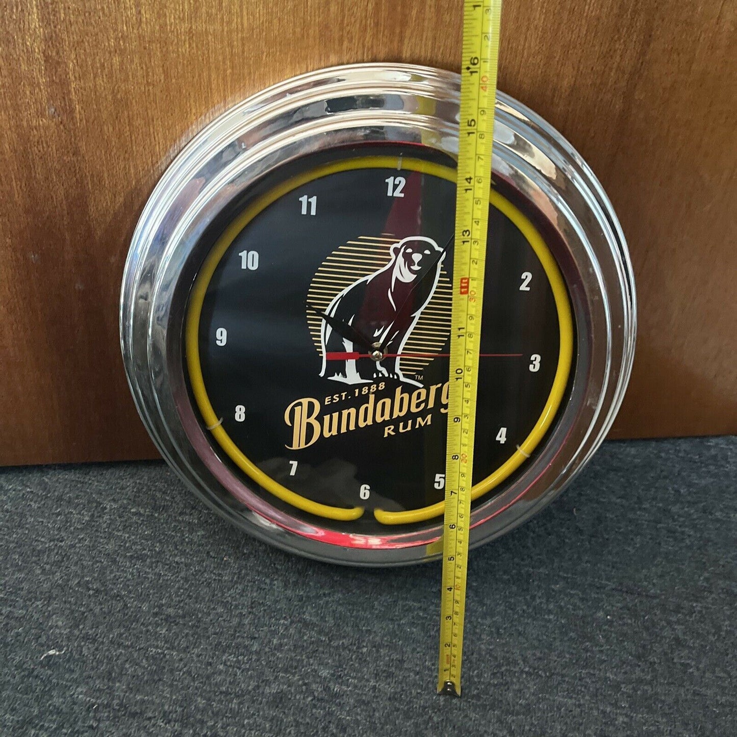 Bunderberg Rum Wall Clock 37cm Diameter Model B1545