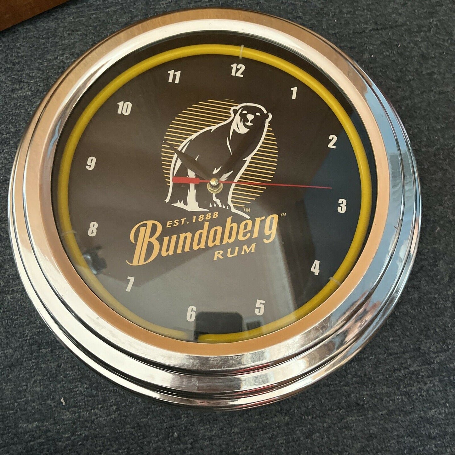 Bunderberg Rum Wall Clock 37cm Diameter Model B1545