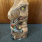 *New Sealed* Jurassic World T. Rex Halloween Candy Bowl & Holder 39cm Tall