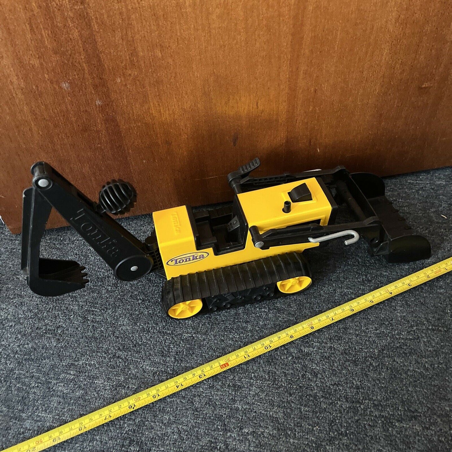 Tonka Bulldozer Excavator 46cm Long Hasbro 2012 #92534 Front End Loader Backhoe