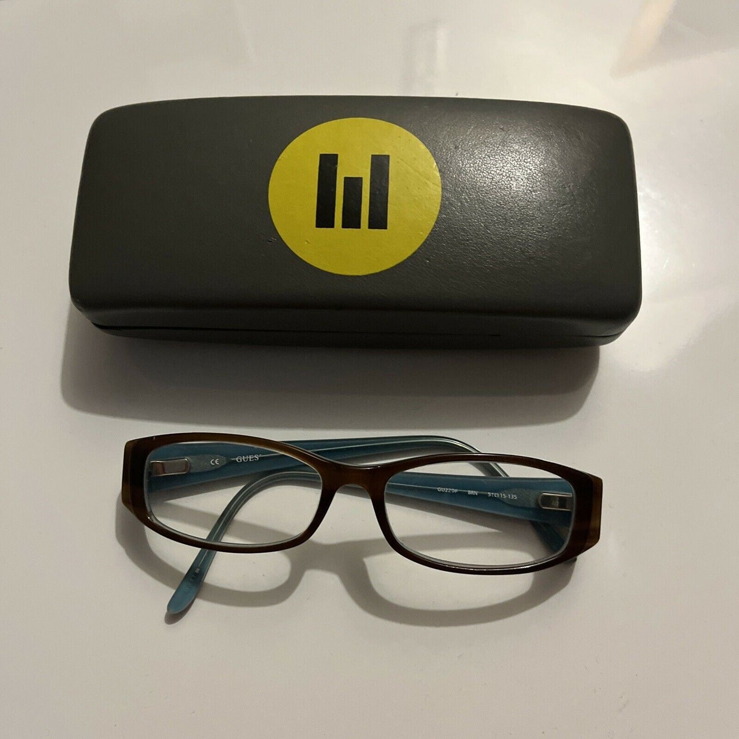 Guess Eyeglasses With Case Brown GU2206 BRN 51/15-135