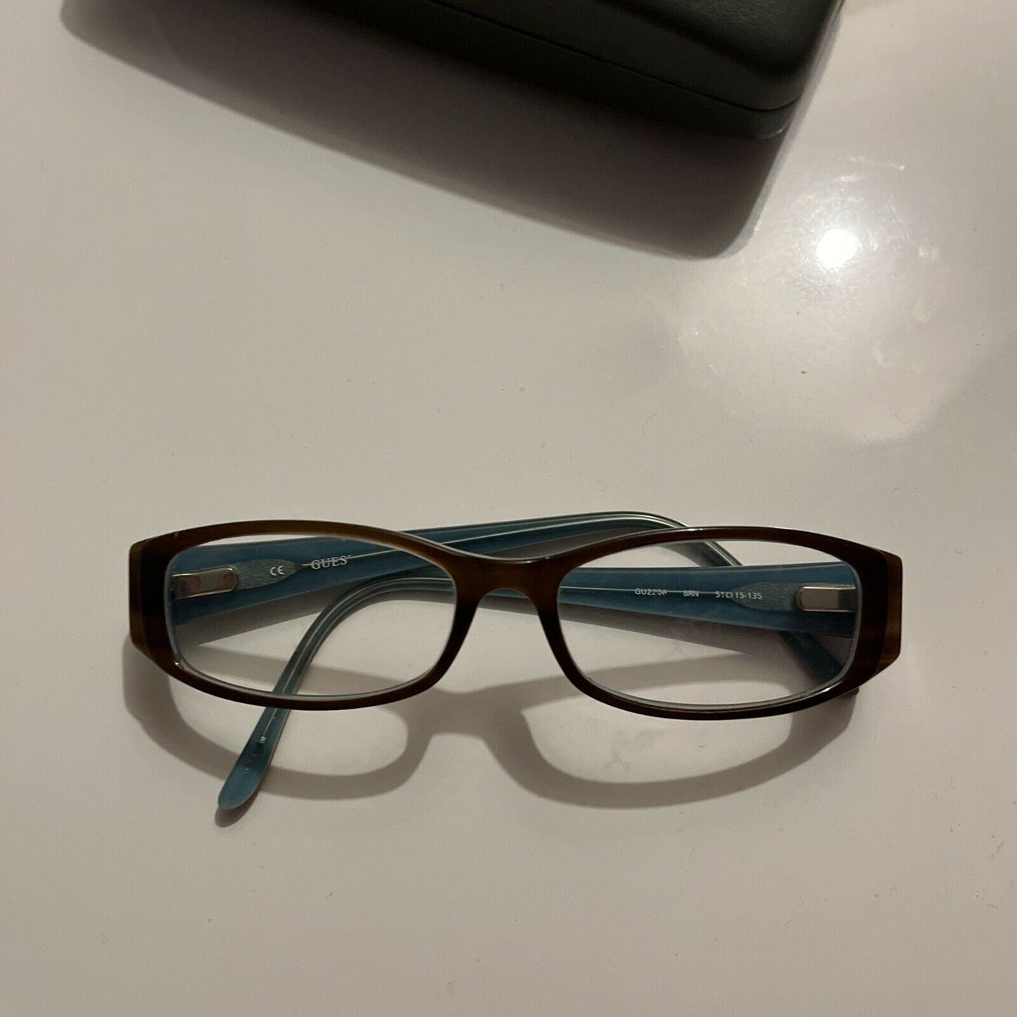 Guess Eyeglasses With Case Brown GU2206 BRN 51/15-135