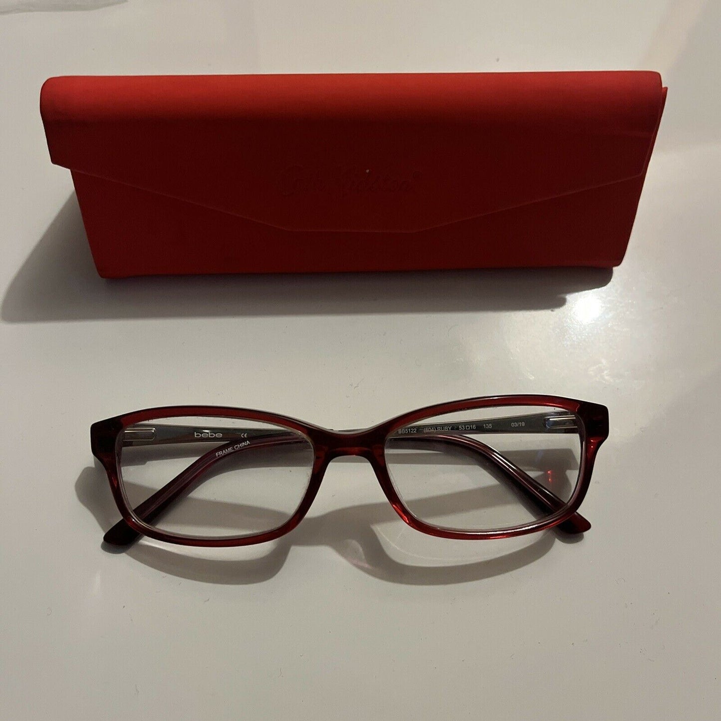 Bebe Eyeglasses Ruby Shine BB5122  (604) 53/16-135 With Cath Kidston Case