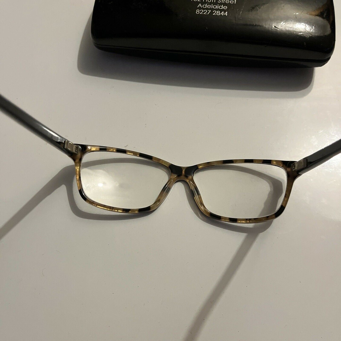 Alex Perry Eyeglasses 55/12-135 Black Leopard Pattern