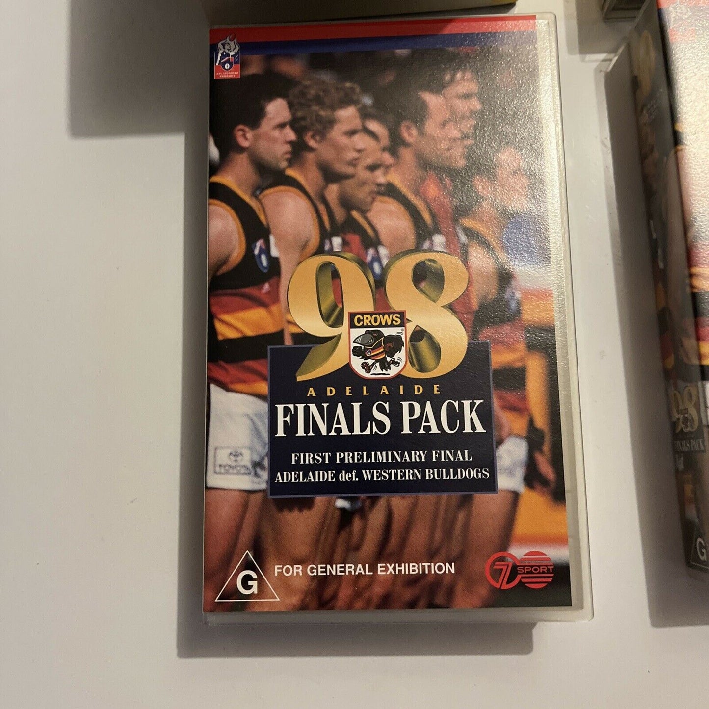 AFL 98 Adelaide Crows Final Pack (VHS, 3-Tape) PAL