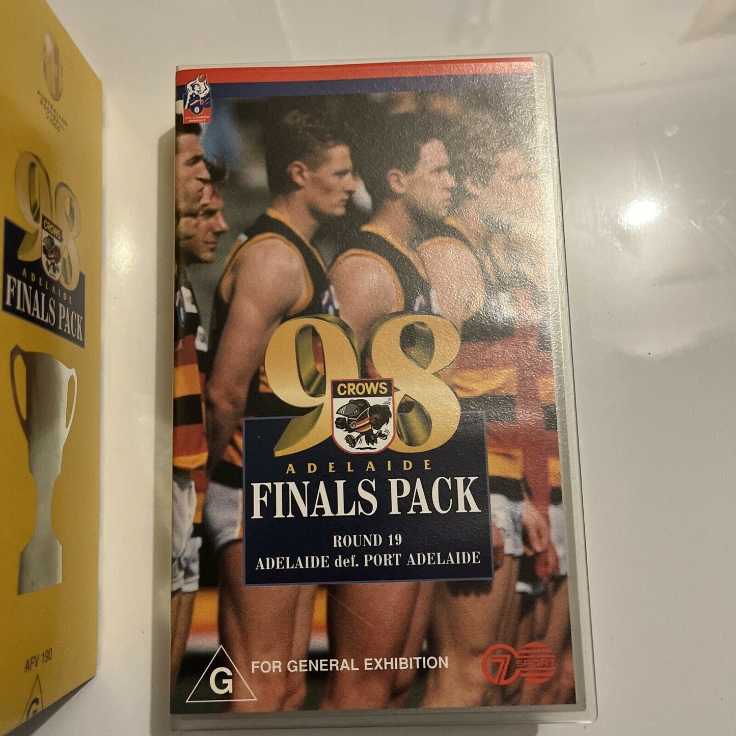 AFL 98 Adelaide Crows Final Pack (VHS, 3-Tape) PAL