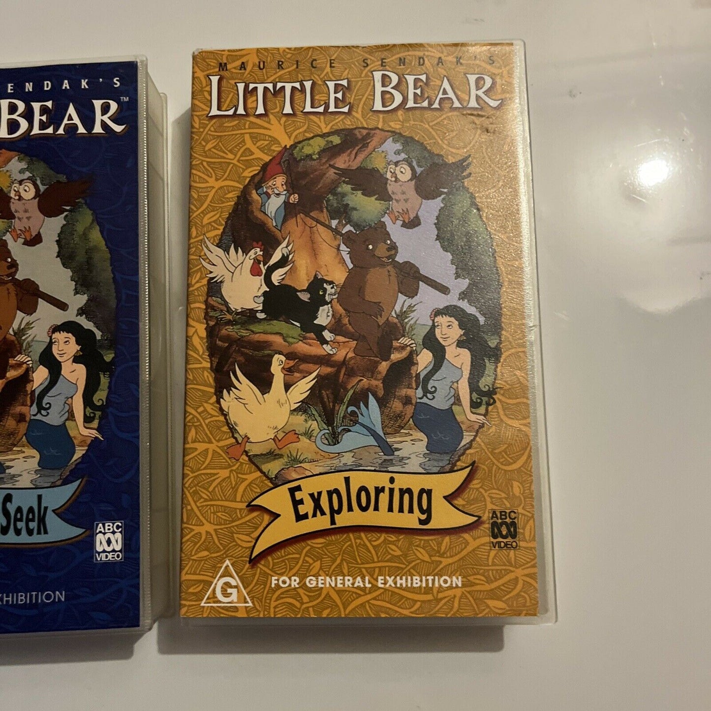 Maurice Sendak's: Little Bear - Hide & Seek / Exploring (VHS, 1995, 2-Tape) PAL