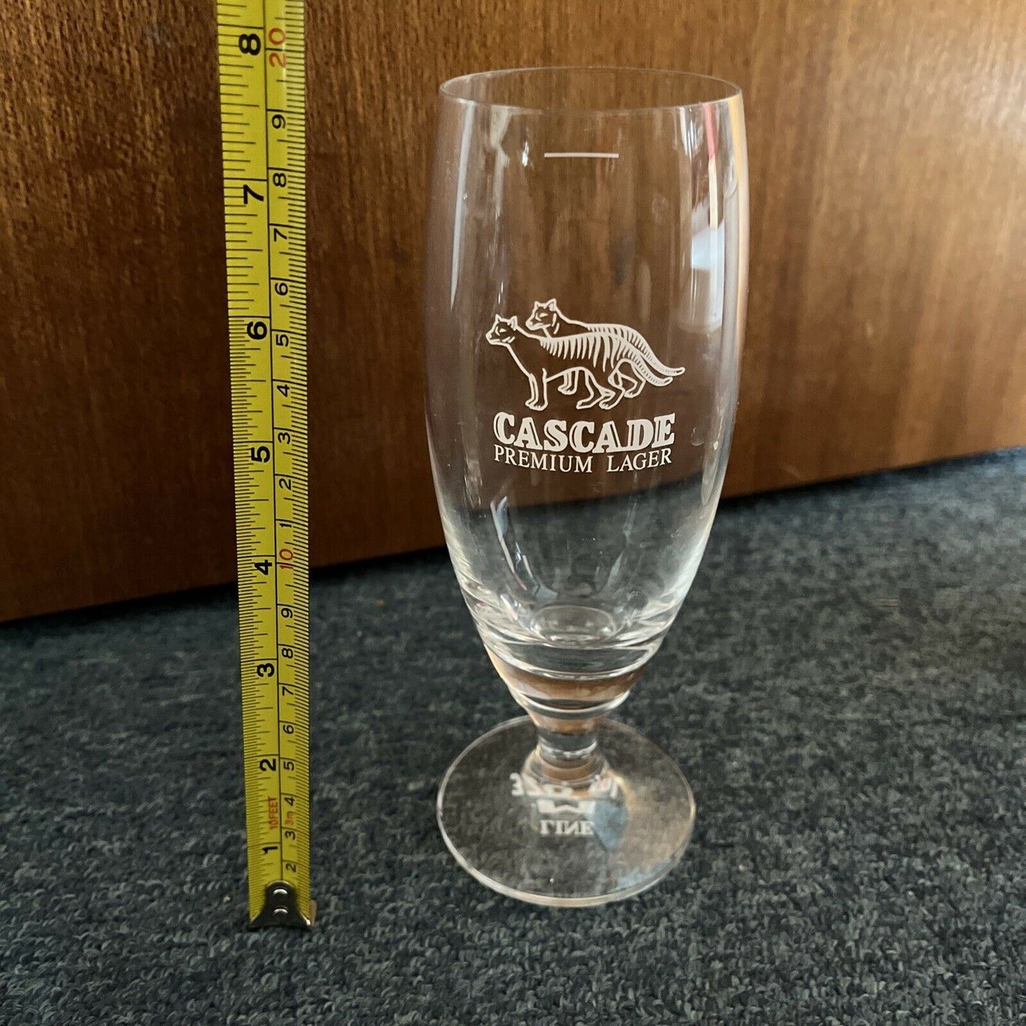 6x Beer Glasses: Weihenstephan, Jim Beam, Carlton Bitter, Cascade, Stella Artois