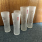 5x Peroni Nastro Azzurro Beer Pilsner Glasses: 3x 330ml & 2x 500ml