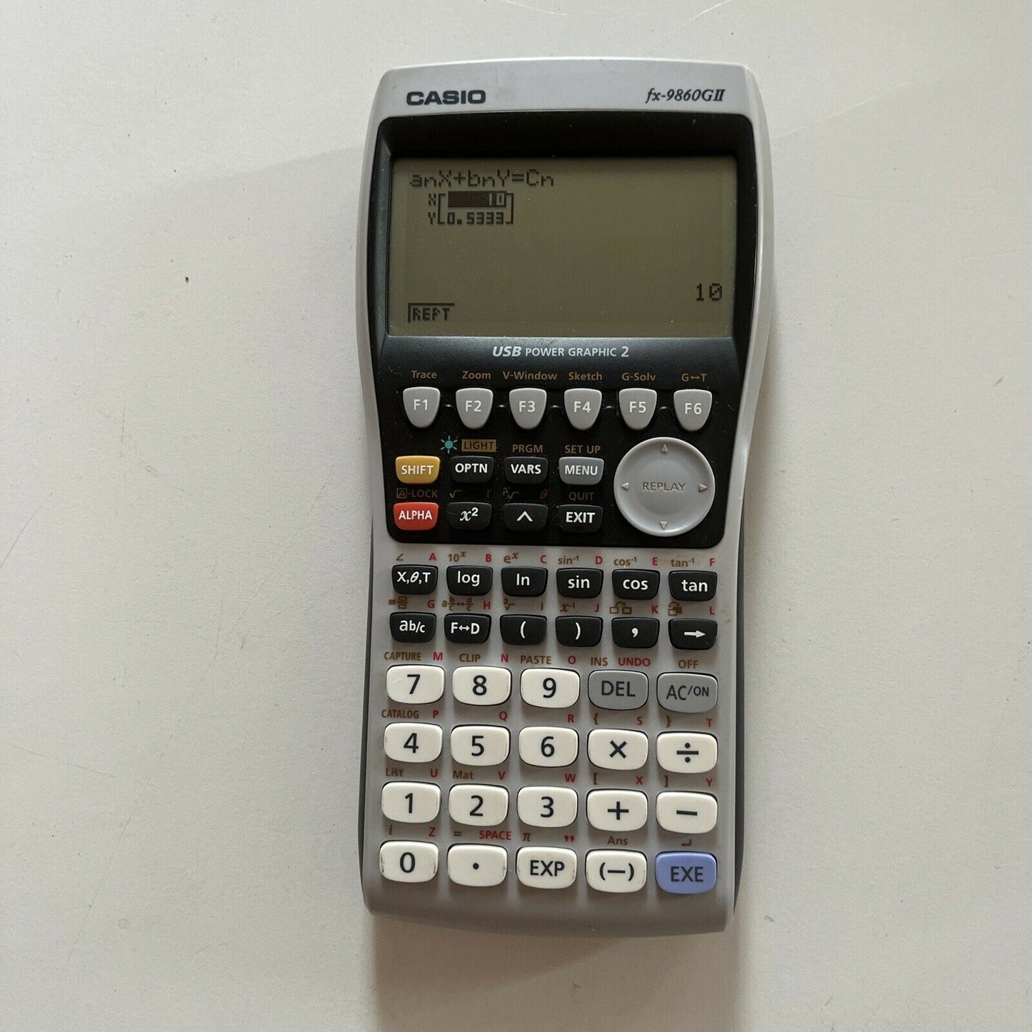 Casio FX-9860GII Scientific Graphing Calculator - Silver