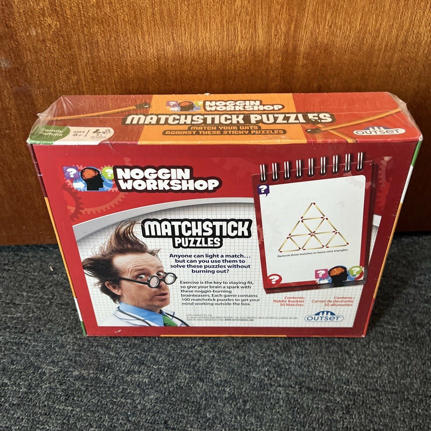 *New Sealed* Matchstick Puzzles by Noggin Workshop