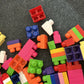 Mega Bloks Various Blocks 1.7kg Bulk Lot with Thomas the Tank Bag