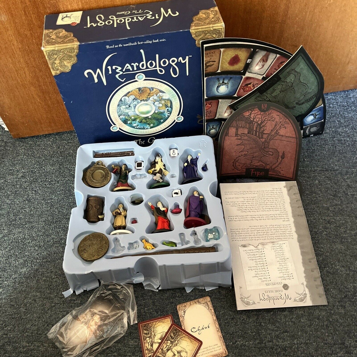 Wizardology The Board Game - Best As Parts - Only A Couple Pieces Missing