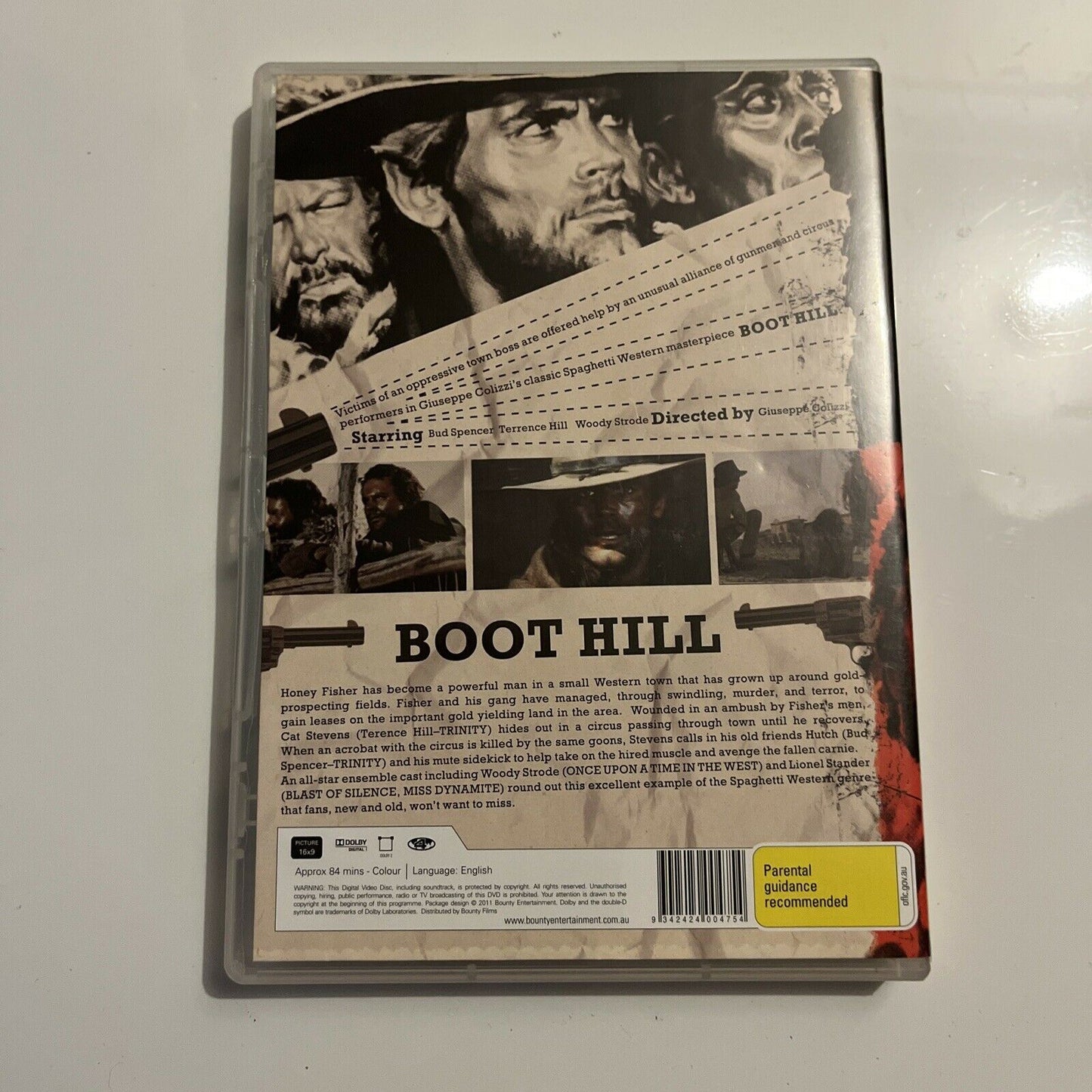 Boot Hill (DVD, 1969) Bud Spencer, Terrence Hill. region 4