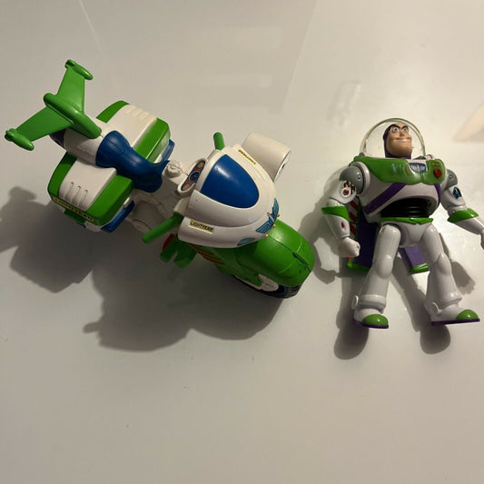 Buzz Lightyear Bike 10" Vehicle 2006 & Lightyear 7" Figure 2018