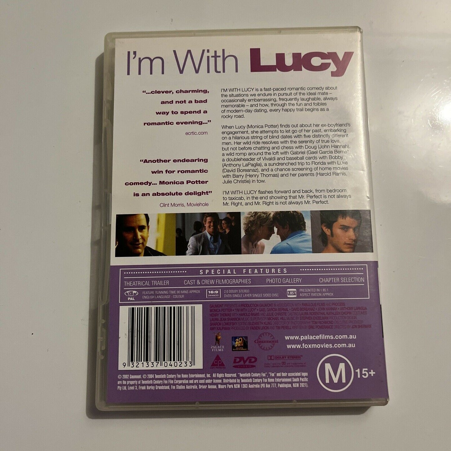 I'm With Lucy (DVD, 2002) Monica Potter, Julianne Nicholson, Region 4