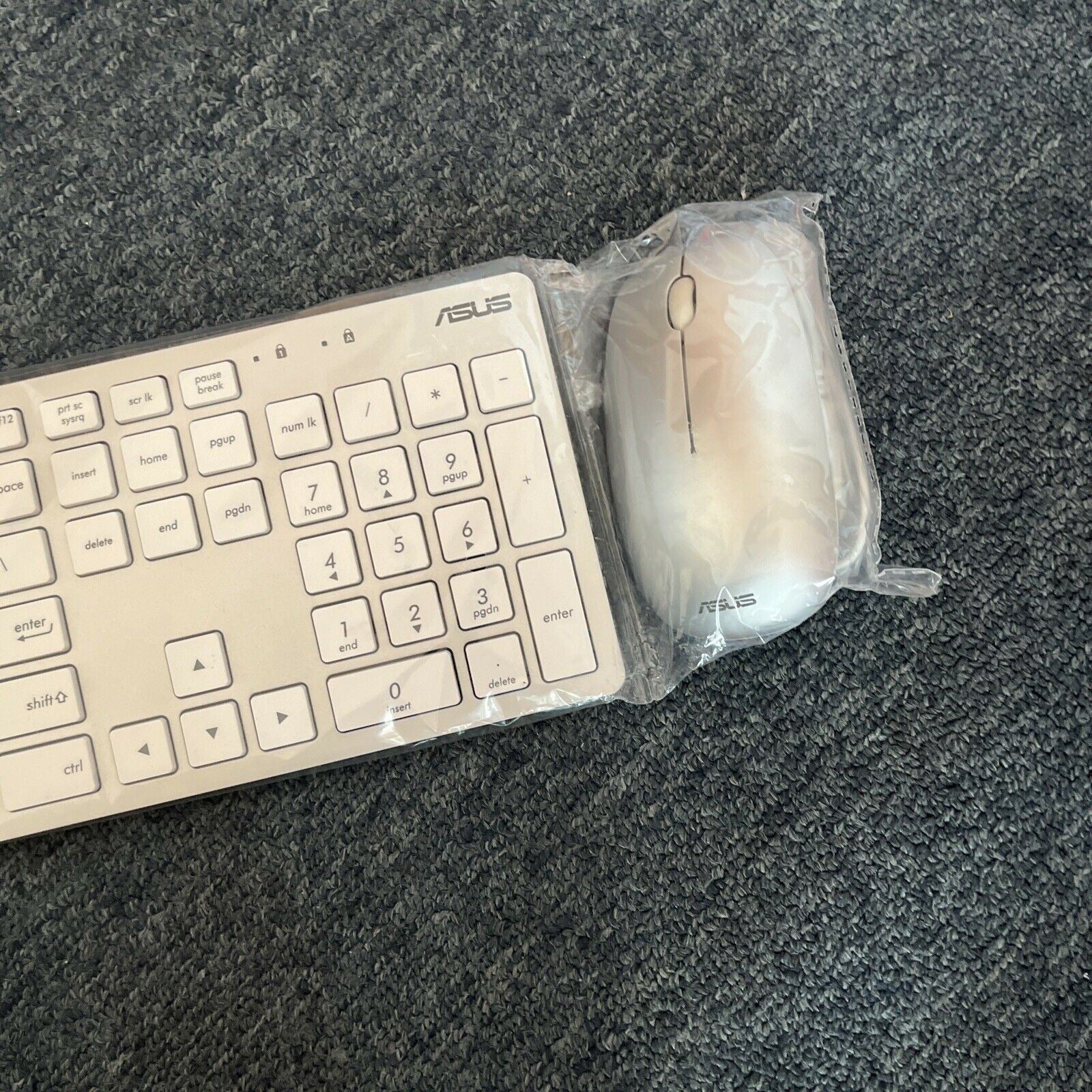 ASUS Wired USB Keyboard & Mouse Kit MD-5112 – Retro Unit