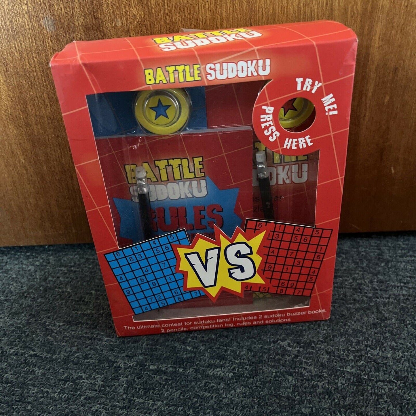 Battle Sudoku with 2 Buzzer Books, Rules, Solutions