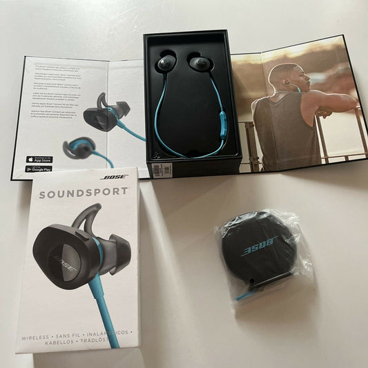 Bose SoundSport Bluetooth Wireless Earphone In-Ear Headphone Mint Condition