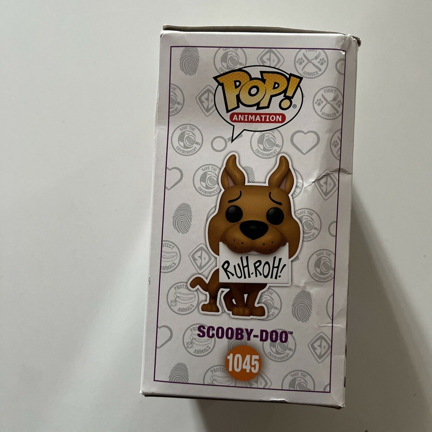 Scooby-Doo - Scooby-Doo with Ruh-Roh! Sign Pop! Vinyl Figure #1045