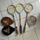 Vintage 2x Grays Light Blue & Ascot Point Three Five 2070 Squash Racquet