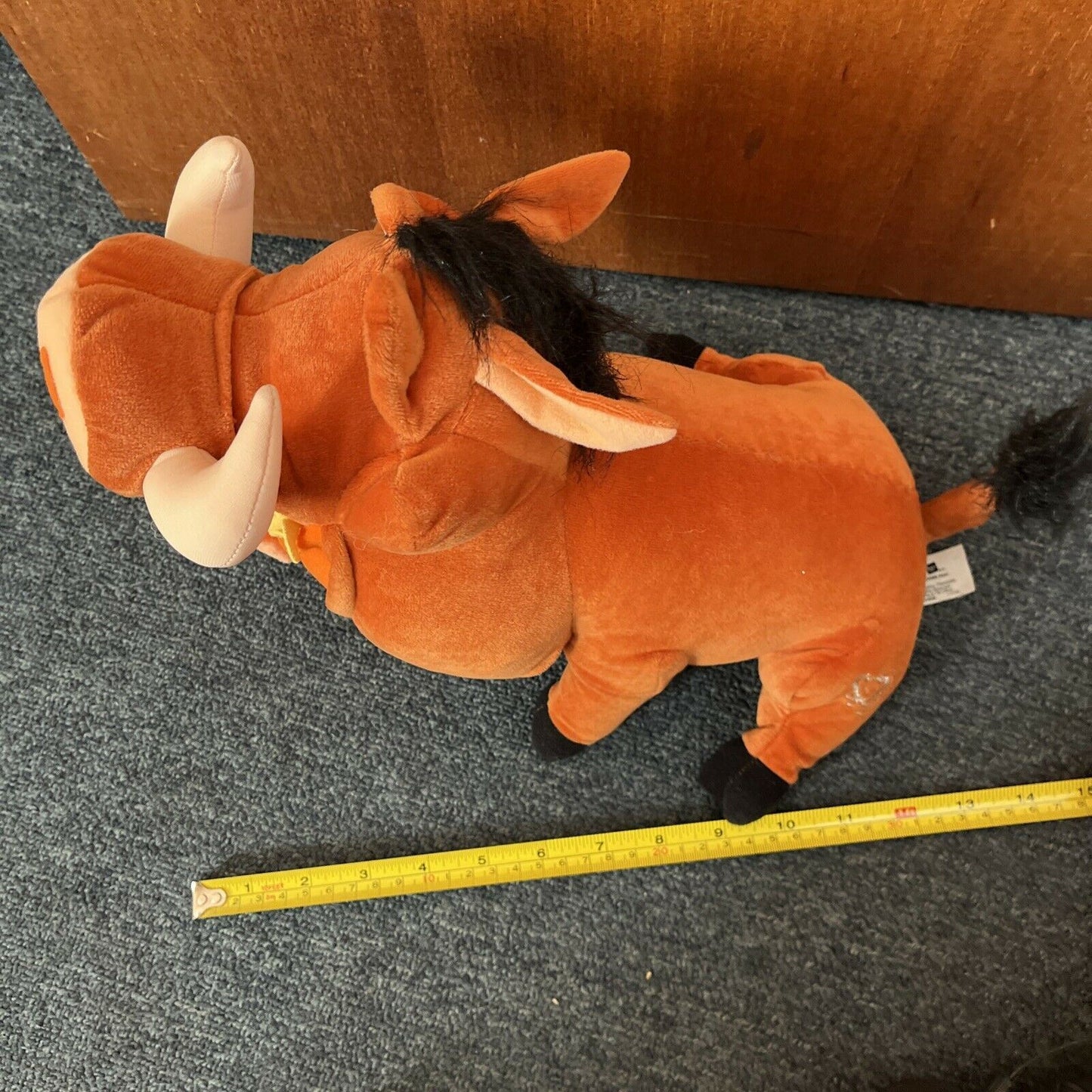 Feed Me Pumbaa - Disney Lion King Talking Plush Toy 2002 9" Hasbro