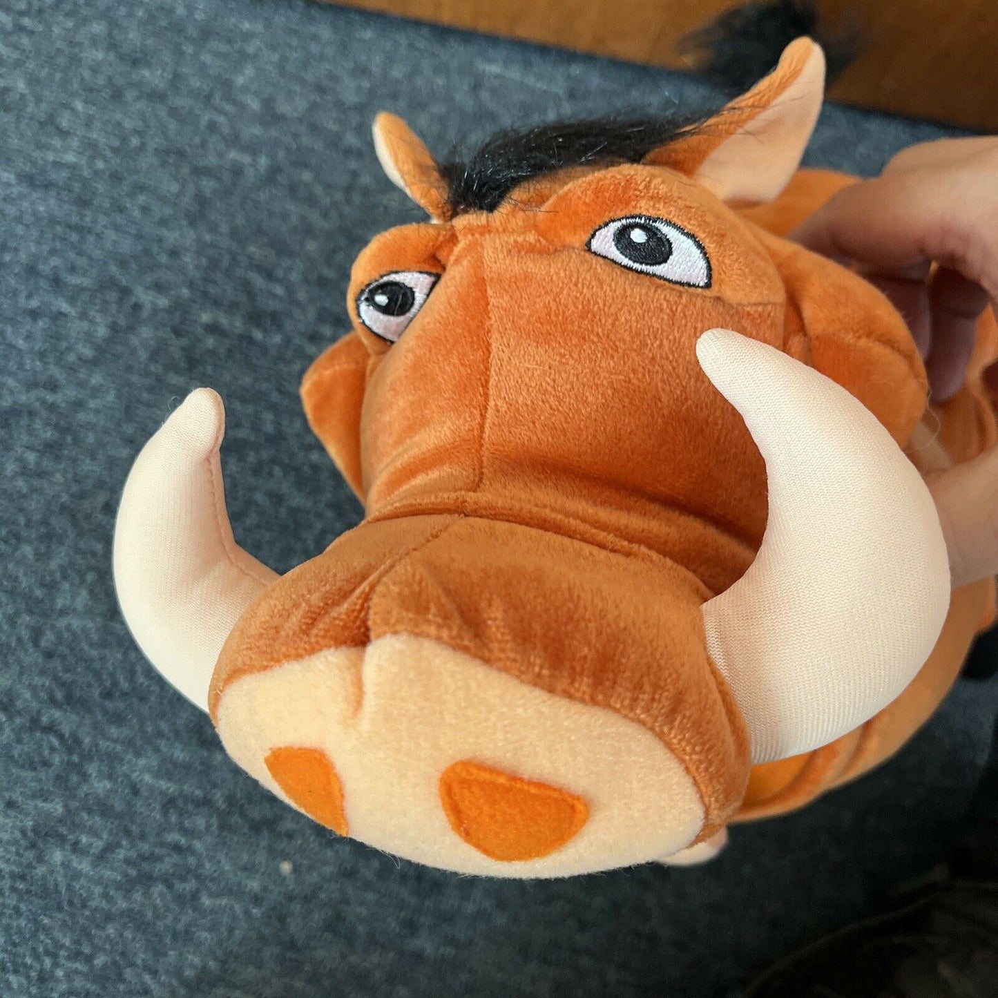 Feed Me Pumbaa - Disney Lion King Talking Plush Toy 2002 9" Hasbro