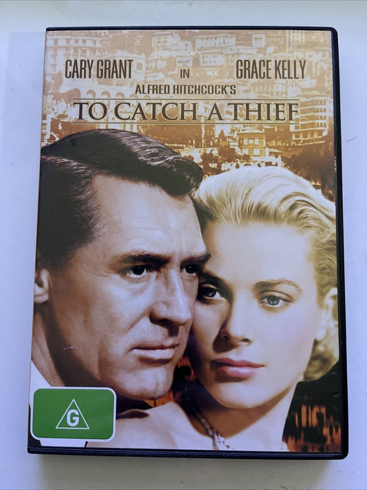 To Catch A Thief (DVD, 1954) Alfred Hitchcock Film. Cary Grant, Grace Kelly